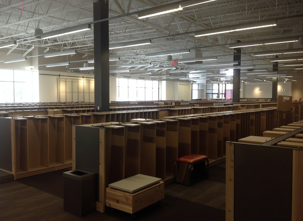 DSW interior detail, Collegeville, PA